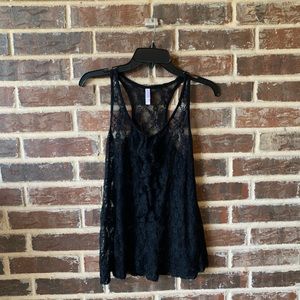 S Xhilaration Lace Boho Tank Top